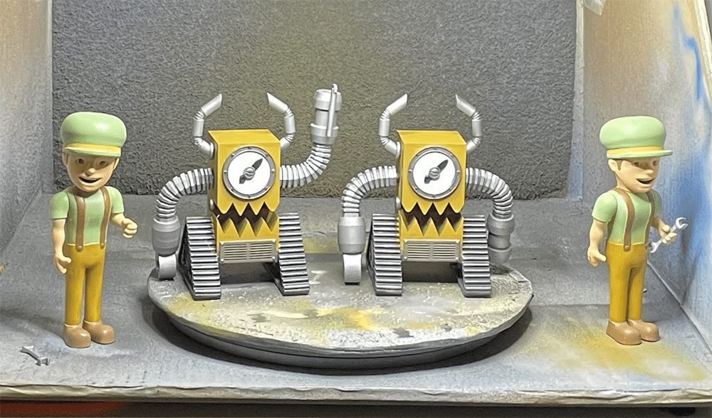 Comfort Pro Man and Furnestro physical character models